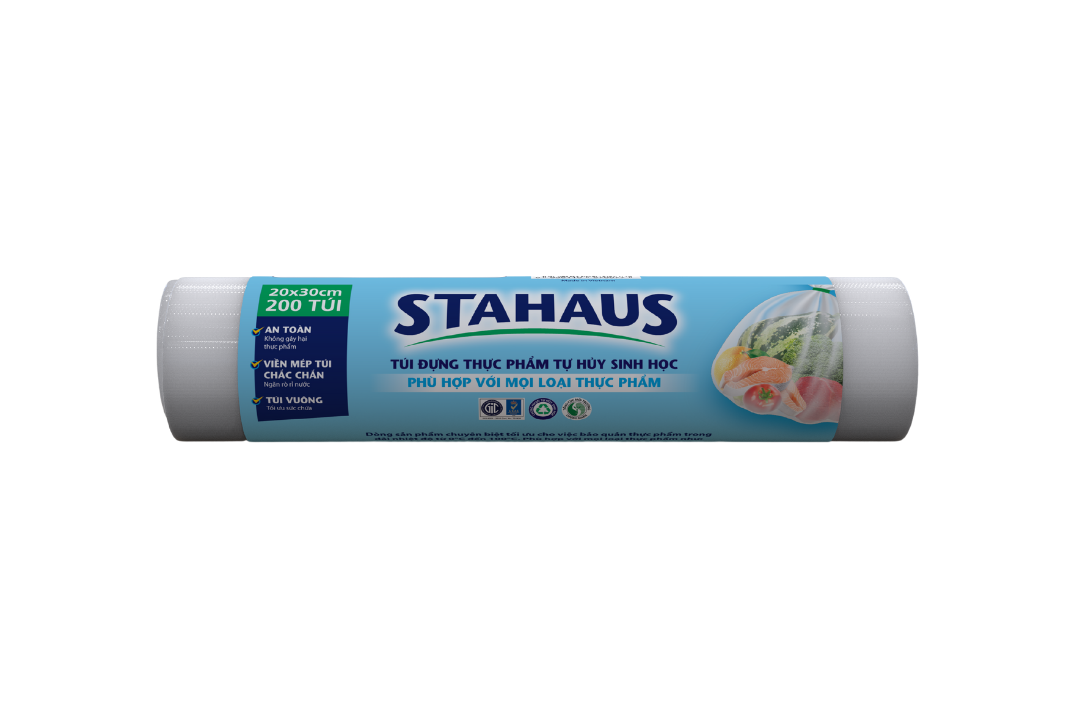 Túi đựng thực phẩm THSH STAHAUS 20x30cm cuộn 200 túi